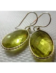 Boucles d'oreilles en citrine 2