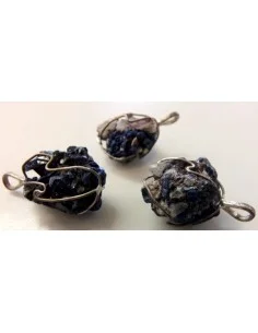 Azurite cristal pendentif 2
