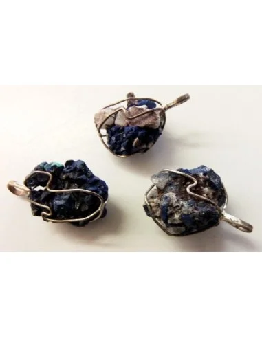 Azurite cristal pendentif