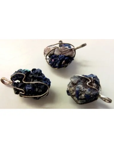 Azurite cristal pendentif
