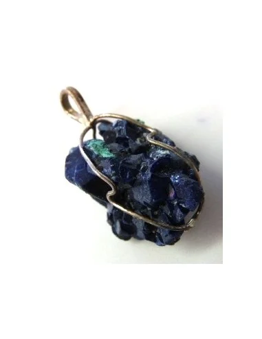 Azurite cristal pendentif