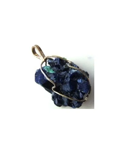 Azurite cristal pendentif