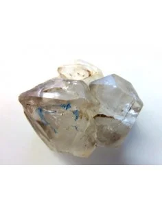 Quartz, cristal bipoint avec goutte d'eau 2