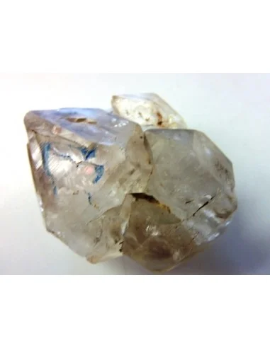 Quartz, cristal bipoint avec goutte d'eau