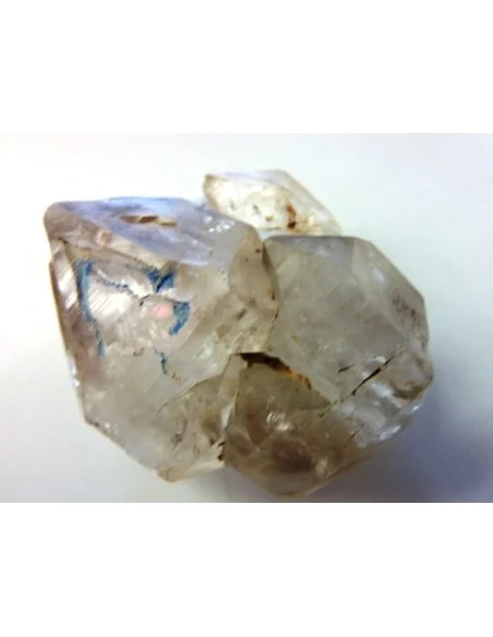 Quartz, cristal bipoint avec goutte d'eau