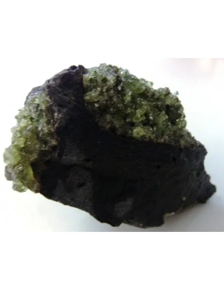 Peridot brut sur gangue Peridot brut sur gangue