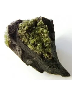 Peridot brut sur gangue 2