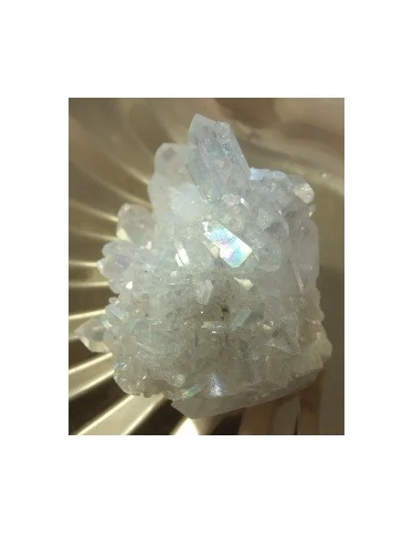 Aqua aura  ange arc-en-ciel geode