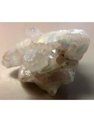 Aqua aura arc-en-ciel ange geode