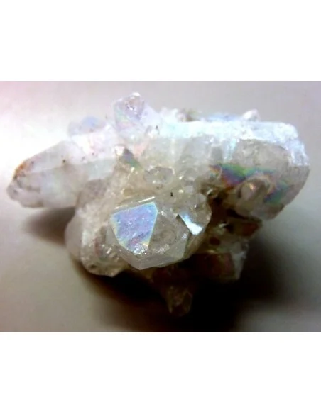 Aqua aura arc-en-ciel ange geode