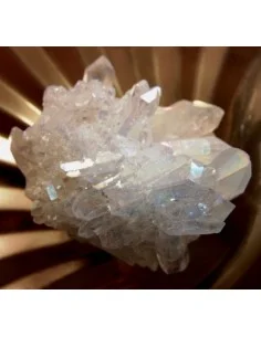 Aqua aura  ange arc-en-ciel geode