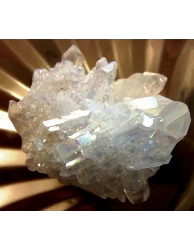 Aqua aura  ange arc-en-ciel geode