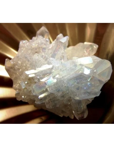 Aqua aura  ange arc-en-ciel geode