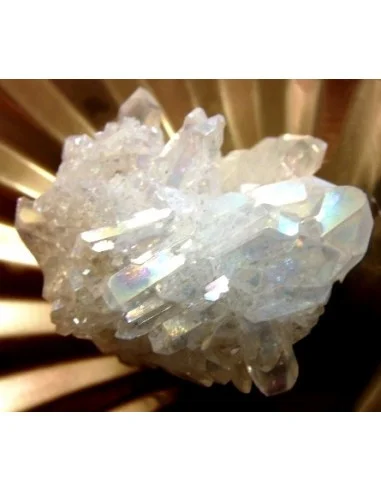 Aqua aura  ange arc-en-ciel geode