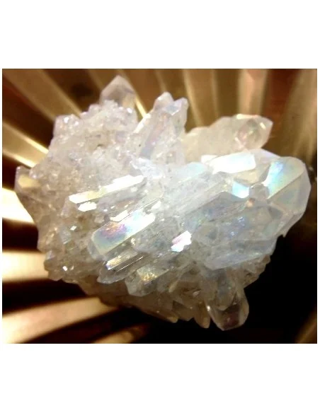 Aqua aura  ange arc-en-ciel geode