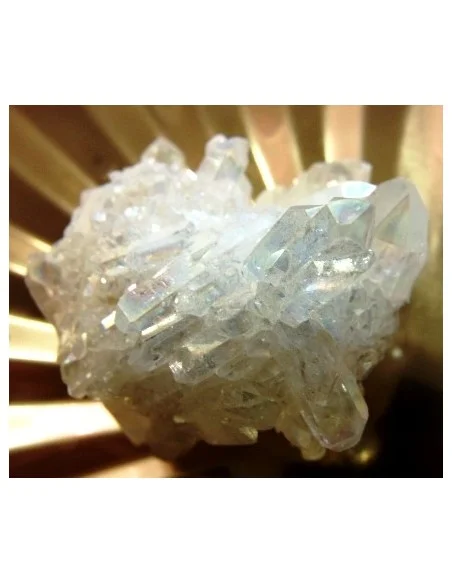 Aqua aura  ange arc-en-ciel geode