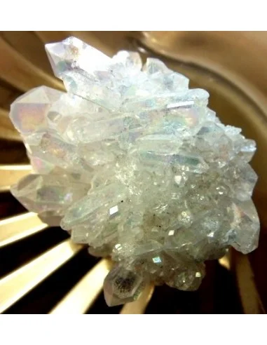 Aqua aura  ange arc-en-ciel geode