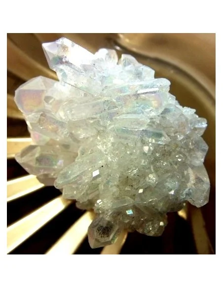 Aqua aura  ange arc-en-ciel geode