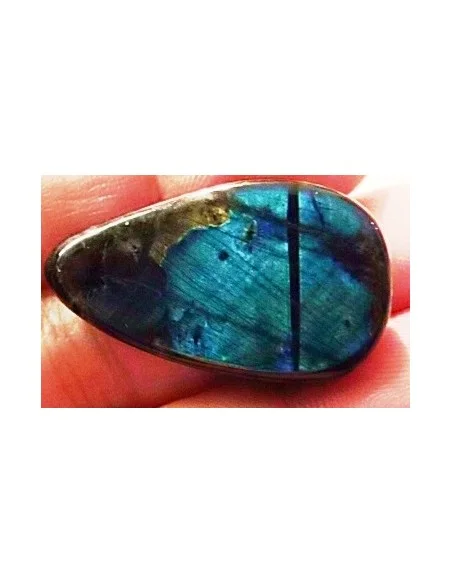 Spectrolite pendentif argent