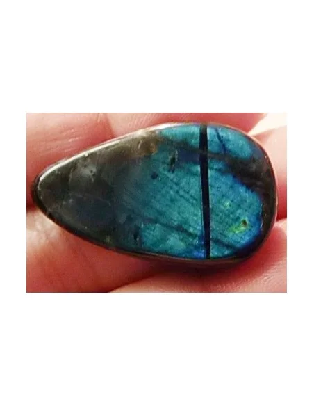 Spectrolite pendentif argent