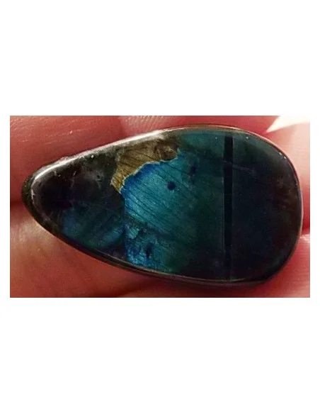 Spectrolite pendentif argent