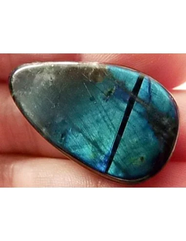 Spectrolite pendentif argent