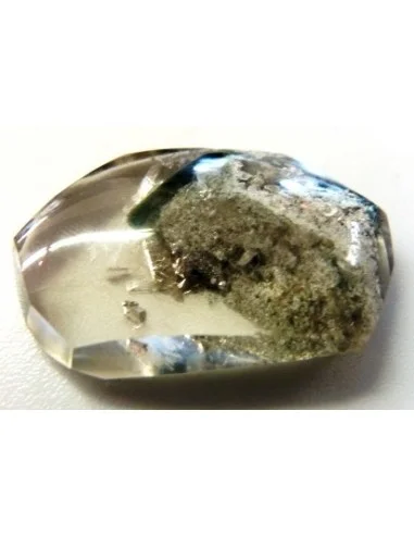 Cabochon de Tourmaline verte et lodolite