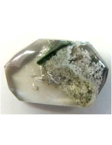 Cabochon de Tourmaline verte et lodolite