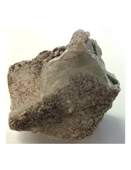 Tourmaline verte sur quartz