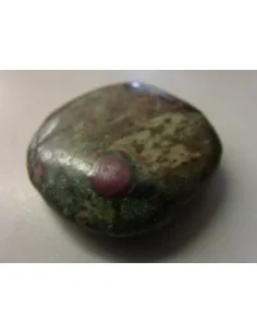 Zoisite rubis galet litotherapie 23 à 38g