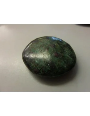 Zoisite rubis galet litotherapie 23 à 38g