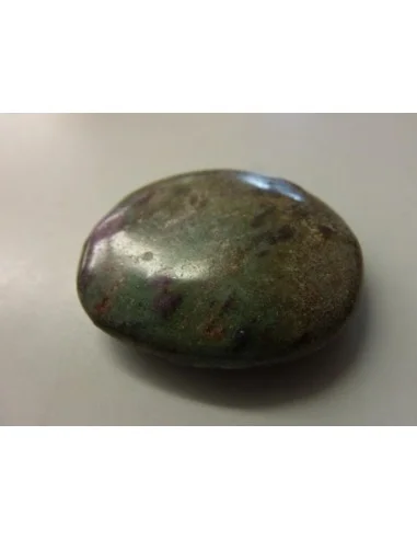 Zoisite rubis galet litotherapie 23 à 38g