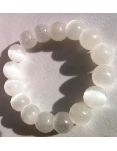 Selenite bracelet 11mm 2