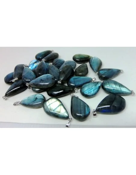 Labradorite pendentif argent