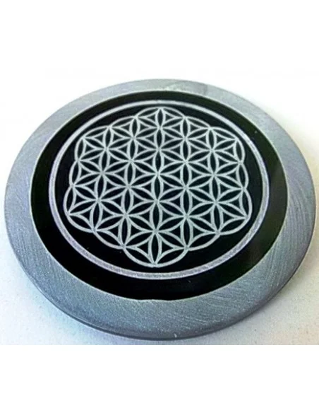 Fleur de vie obsidienne