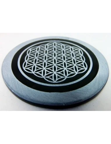 Fleur de vie obsidienne