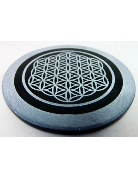 Fleur de vie obsidienne