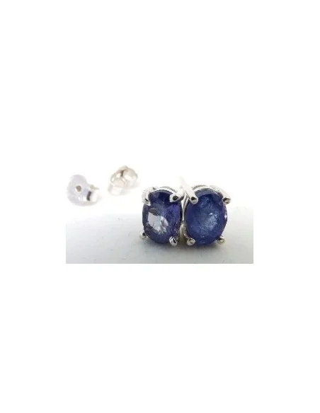 Tanzanite gemme boucles