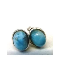 Boucles pouce Larimar argent
