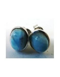 Boucles pouce Larimar argent 2