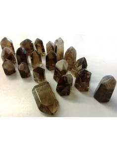 Quartz manifestation blanc sur quartz fumé 2