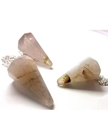 Quartz rutile pendule