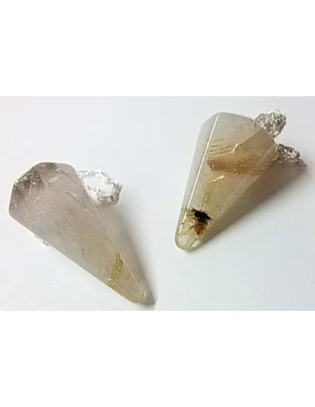 Quartz rutile pendule