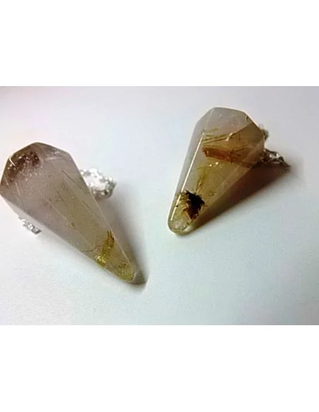 Quartz rutile pendule