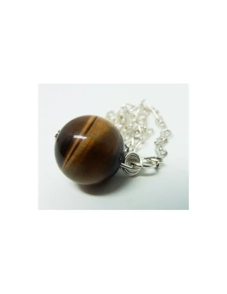 Pendule boule Oeil de tigre 14mm Pendule boule Oeil de tigre 14mm