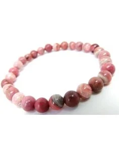 Bracelet rhodonite,rhodocrosite 6mm 2