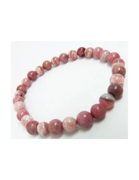 Bracelet rhodonite,rhodocrosite 6mm Bracelet rhodonite,rhodocrosite 6mm