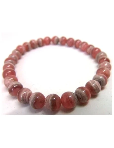 Rhodocrosite 6mm bracelet
