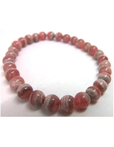 Rhodocrosite 6mm bracelet