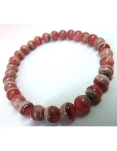 Rhodocrosite 6mm bracelet